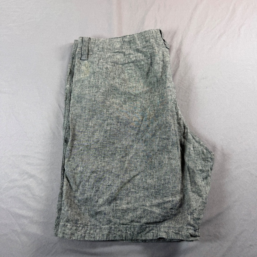 Lucky Brand Mens Saturday Stretch Gray Heathered Flat Front Shorts 38 7MD2192